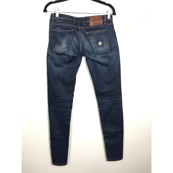 Don the Fuller Praga 27 Womens Y2K Revival Low Rise Denim Jeans Made Italy - Picture 7 of 16